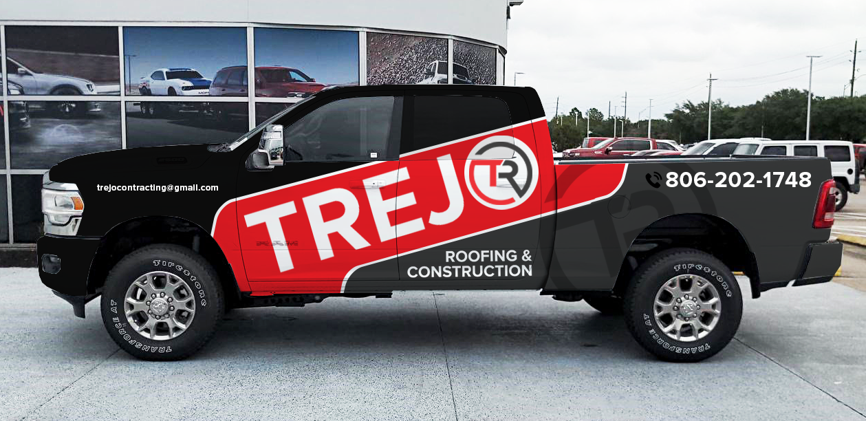 Car Wrap-Design von typefdesign für Trejo Roofing and construction  | Design #31946707