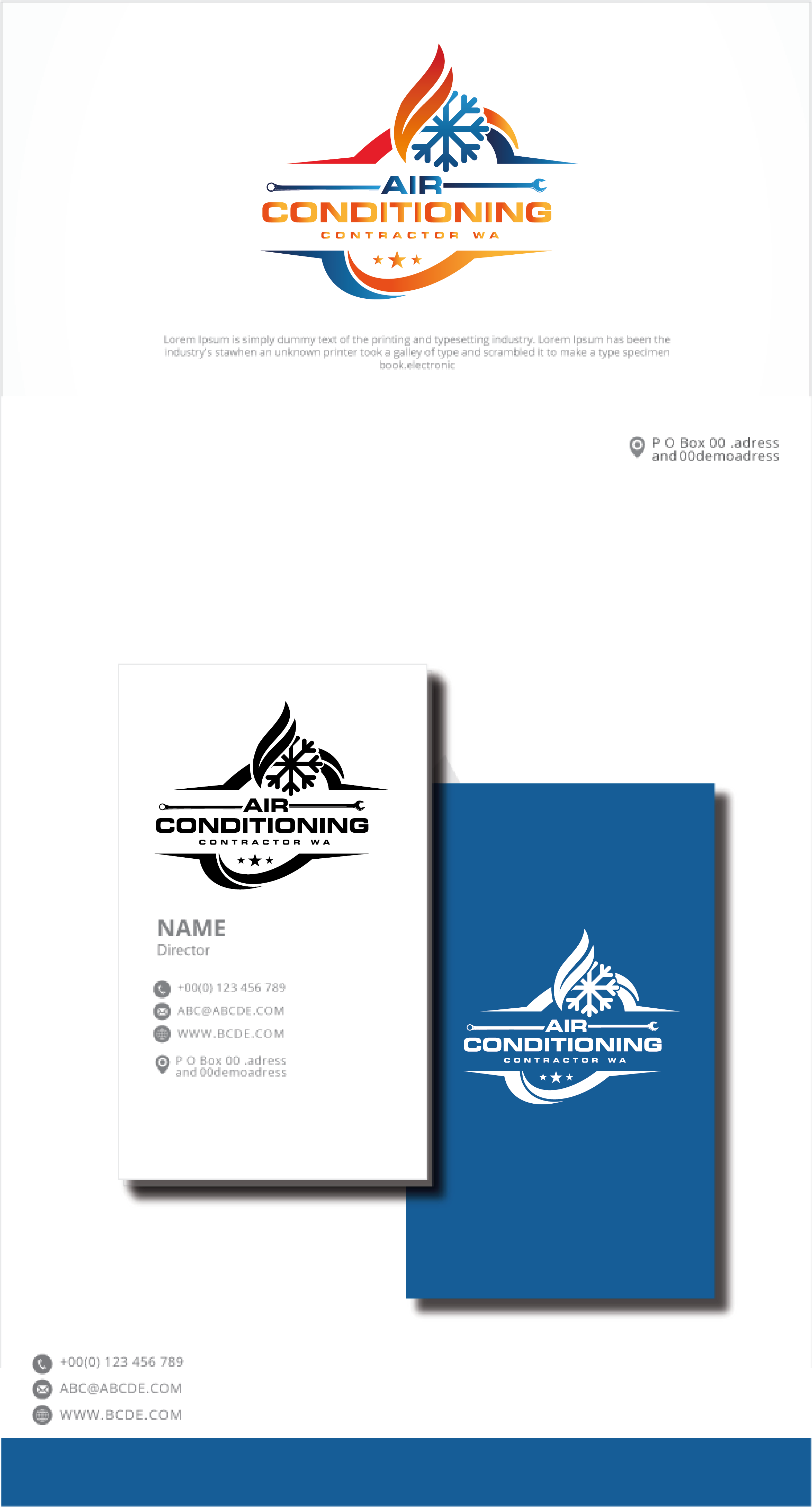 Graphic Design by Tanha Paradise for Air Conditioning Contractors WA | Design #31906352