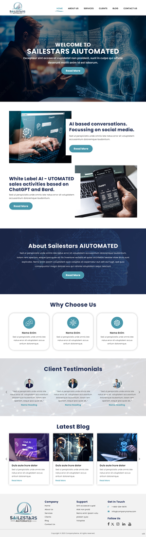Wordpress Design by pb for this project | Design: #31907918