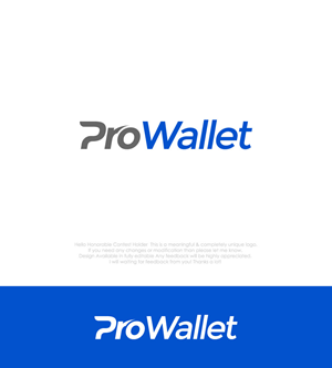 Logo Design by Design Builder. for ProWallet | Design: #31905895