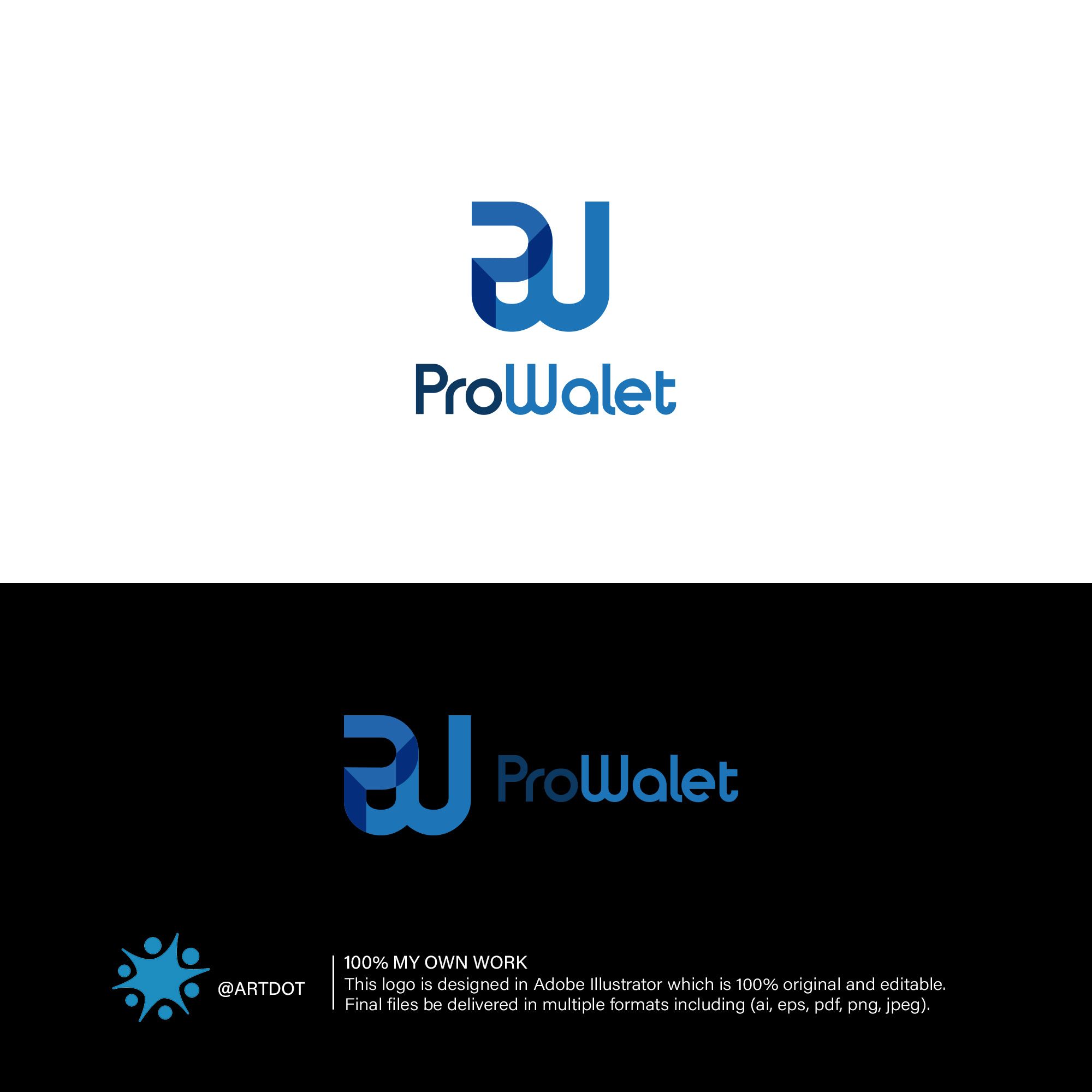 Logo Design by artdot for ProWallet | Design #31902733