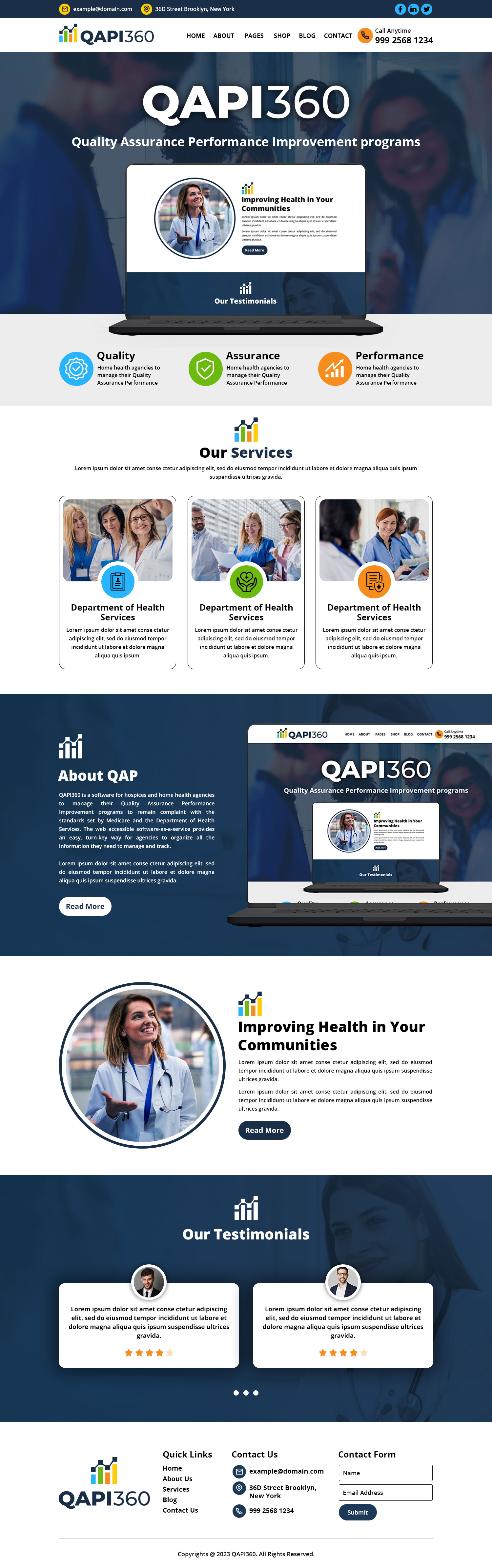 Web Design by MAZY for this project | Design #31906717