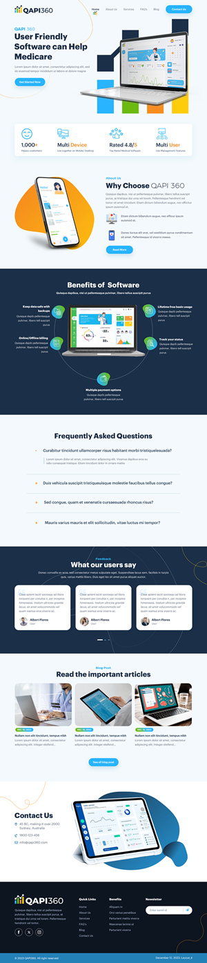 Web Design by sai.designer87 for this project | Design #31915023