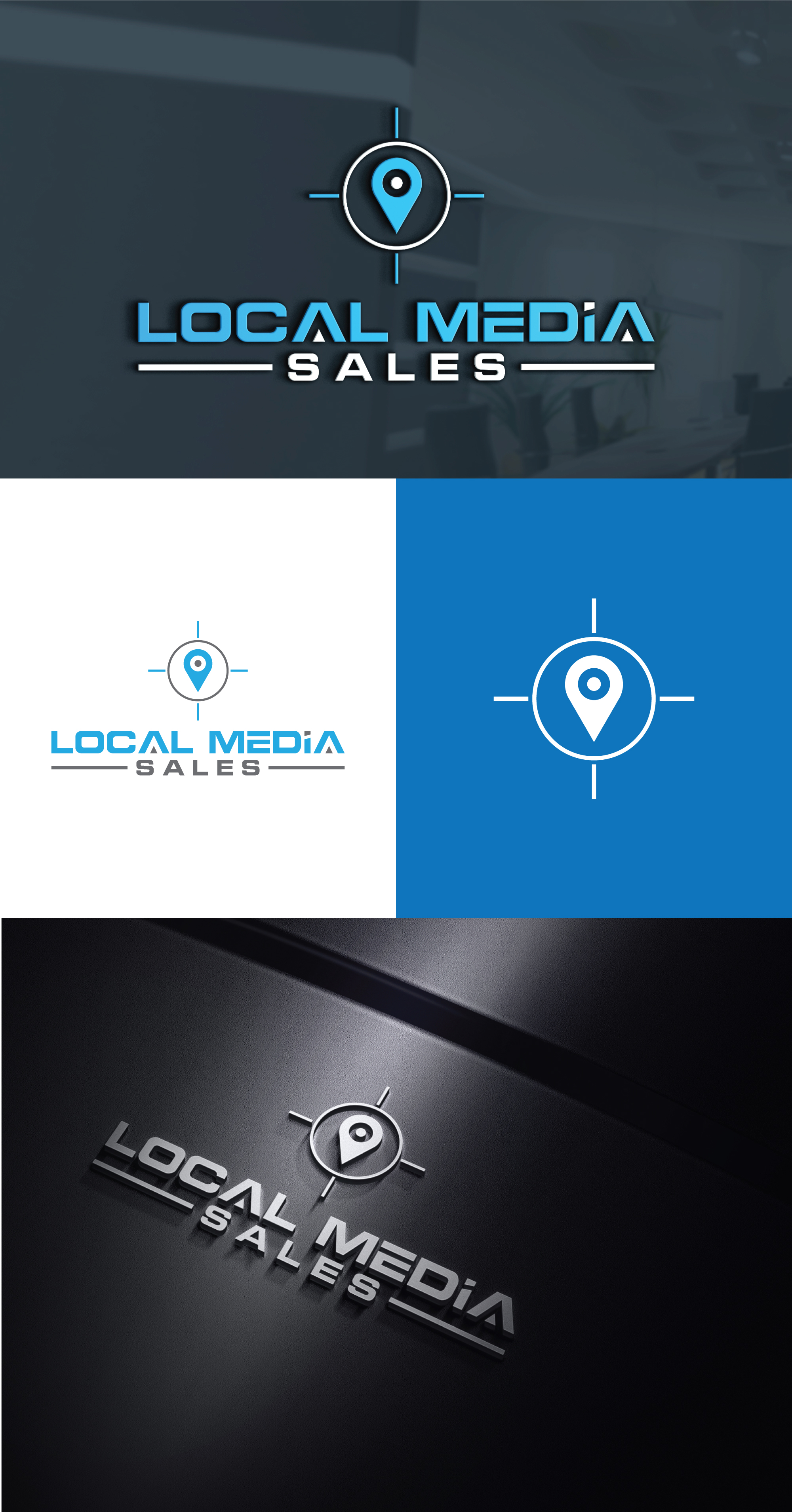 Logo Design by Devid00 for Local Media Sales | Design #31905545