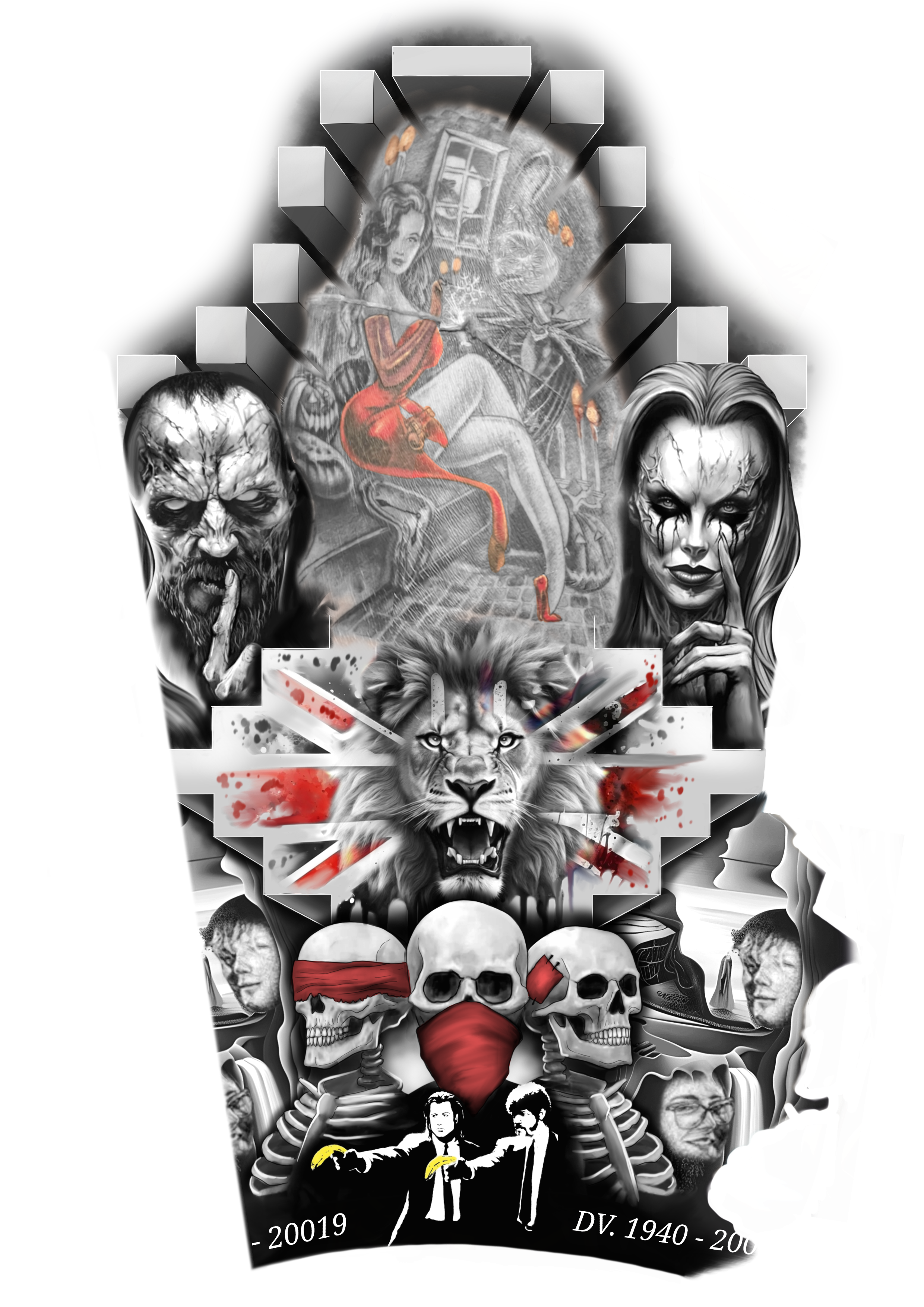Tattoo Design by rafaelcame 2 for Crypto Hardware Solutions LLC | Design #31972944