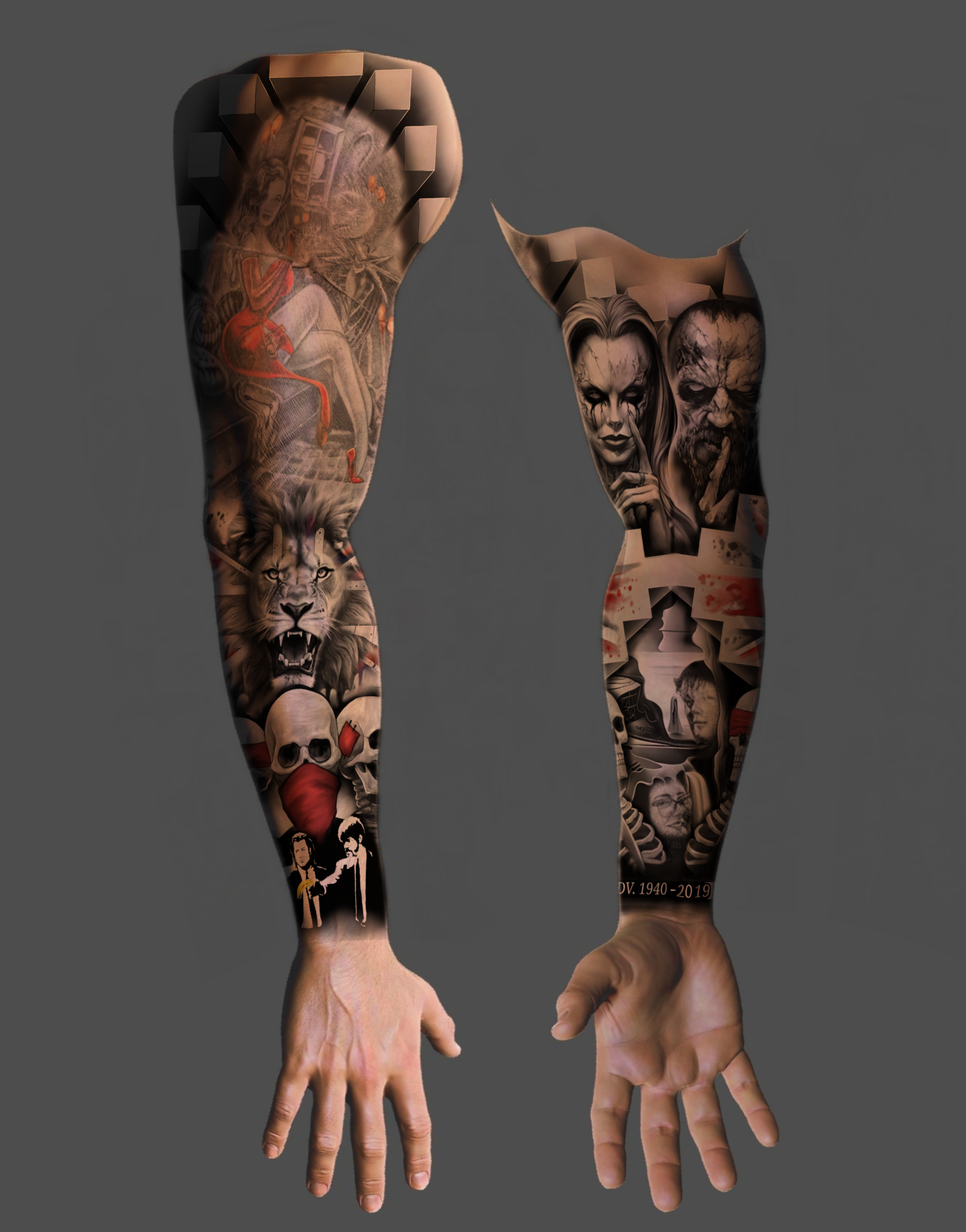 Tattoo Design by rafaelcame 2 for Crypto Hardware Solutions LLC | Design #31972954