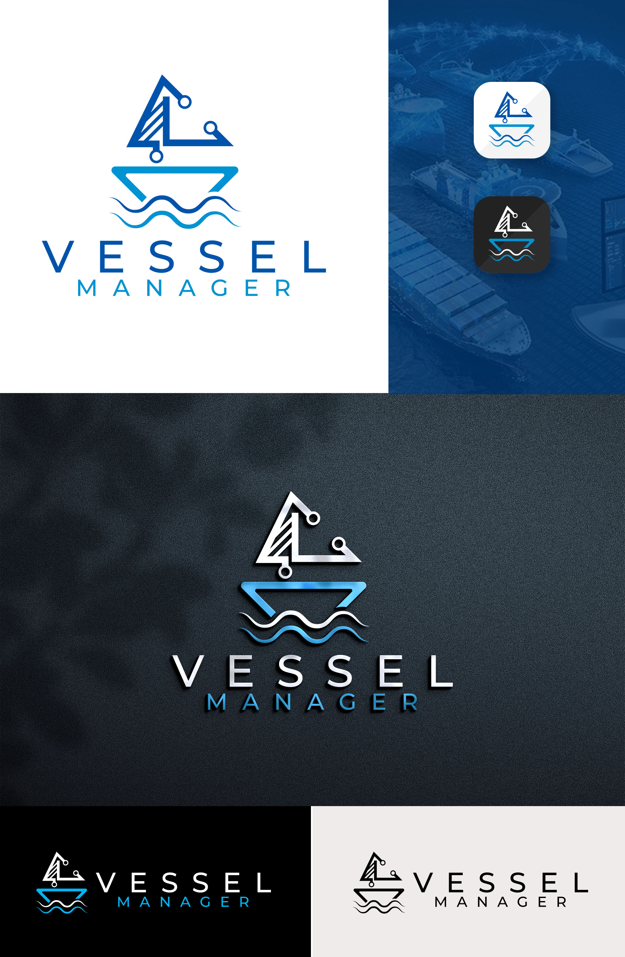 Logo Design by Design Athics for Vessel Manager | Design #31905868