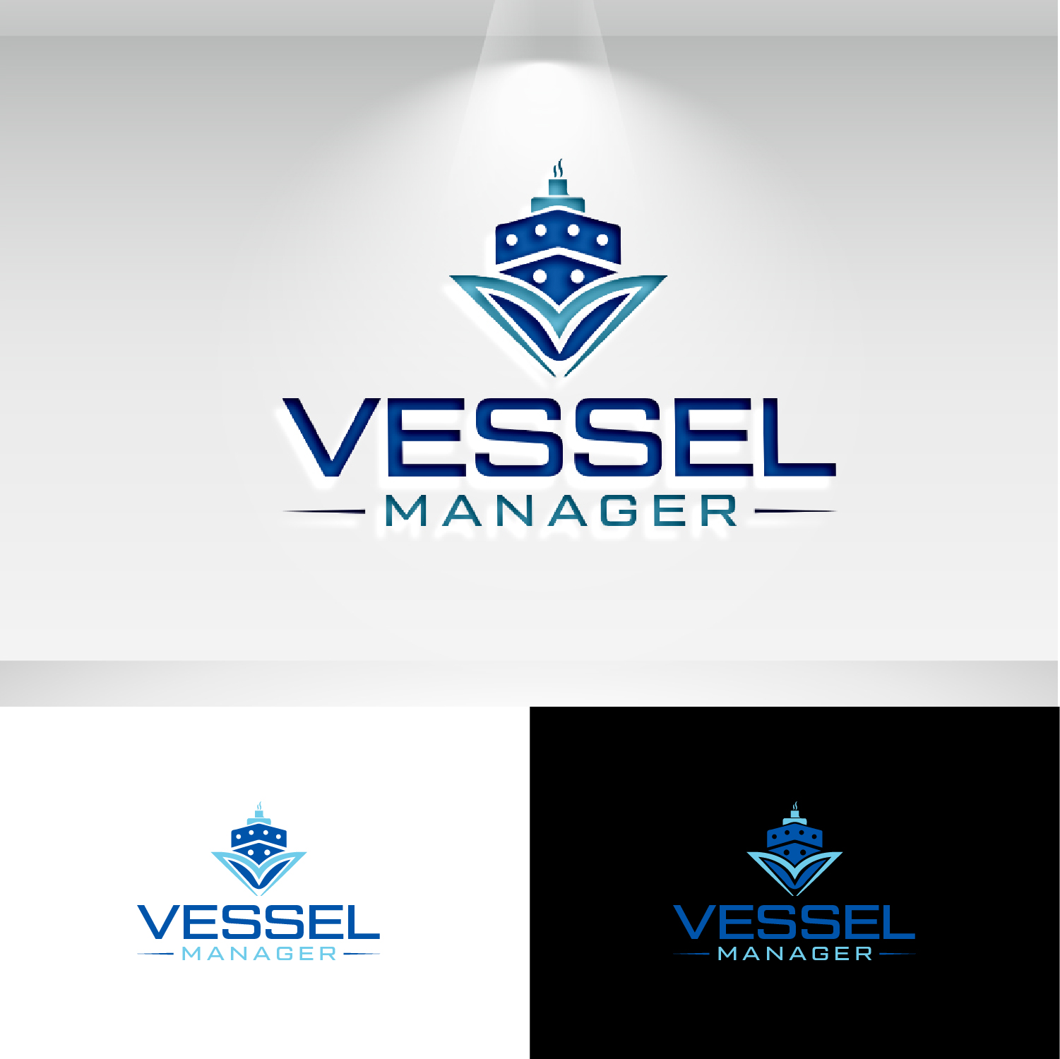 Logo Design by S.H Designs for Vessel Manager | Design #31906658