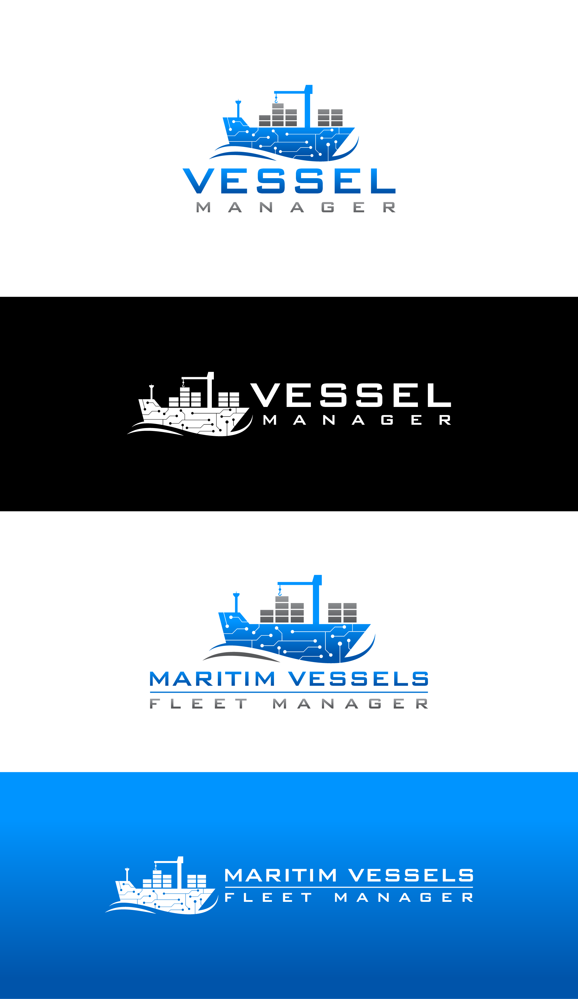 Logo Design by DesignCanvas for Vessel Manager | Design #31919040