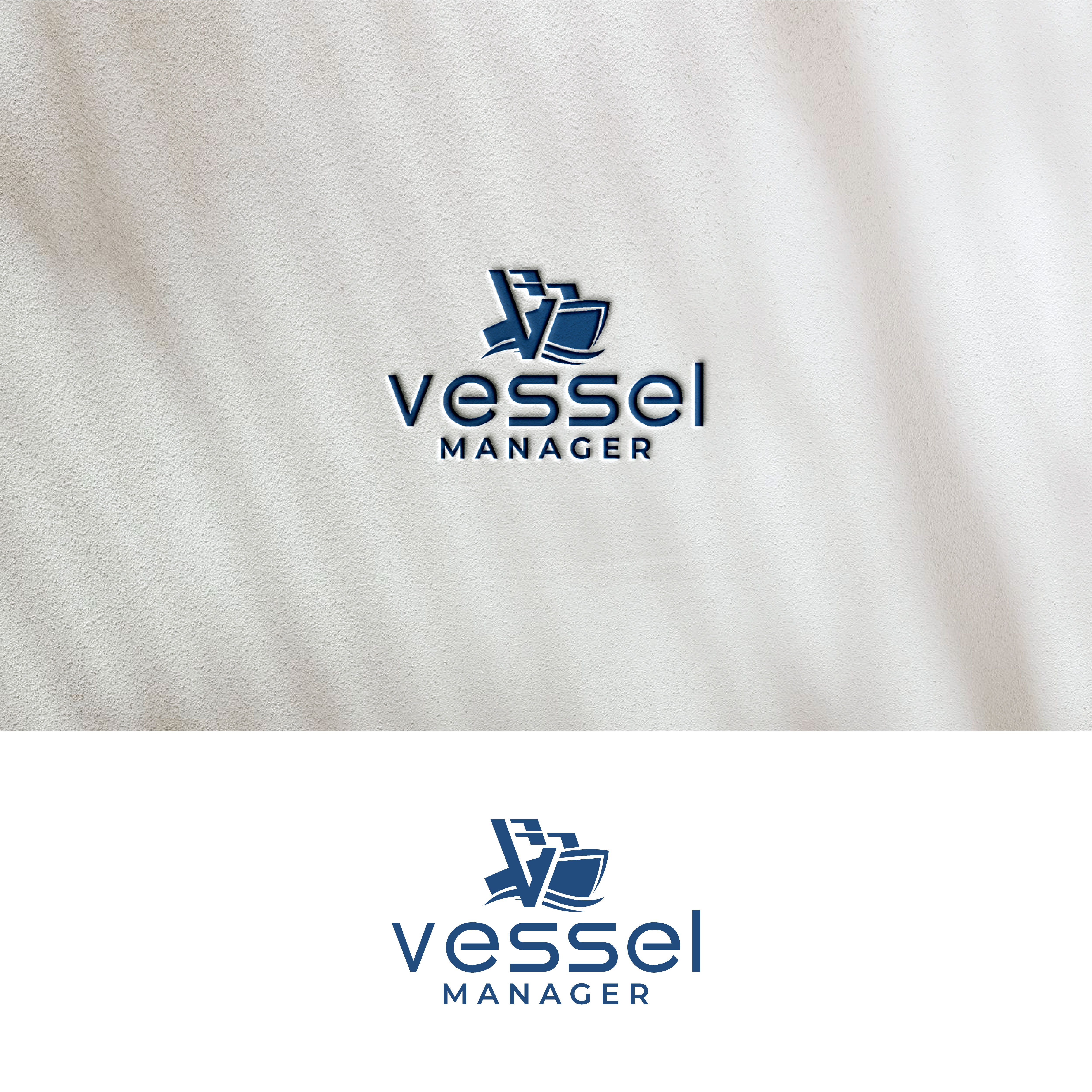 Logo Design by Arindam.Design for Vessel Manager | Design #31903983