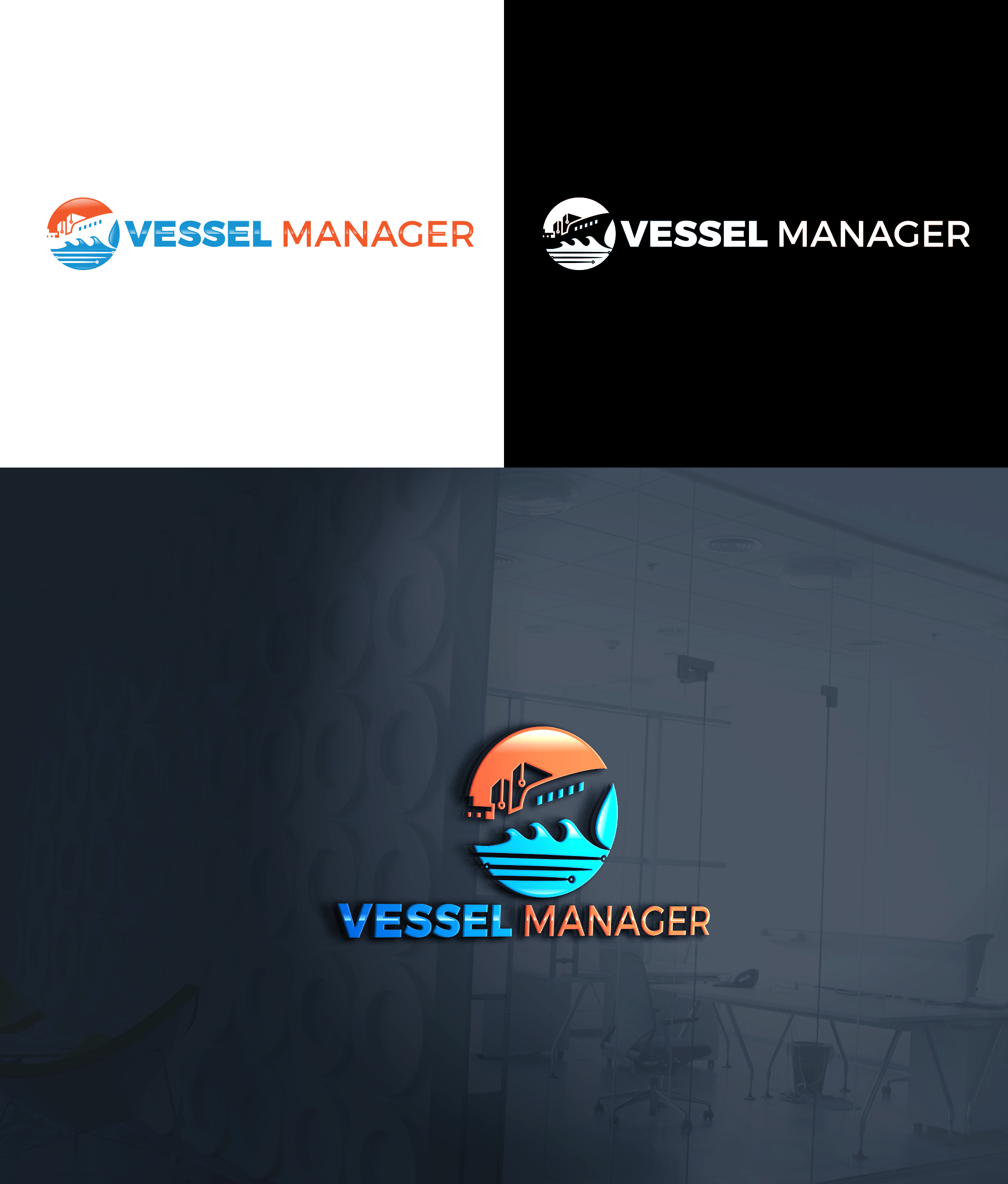 Logo Design by RA-bica for Vessel Manager | Design #31907044