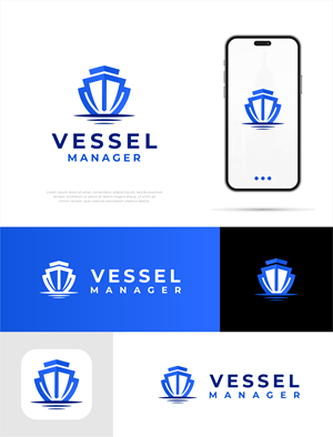 Logo-Design von Noekha Studio für Vessel Manager | Design: #31925187