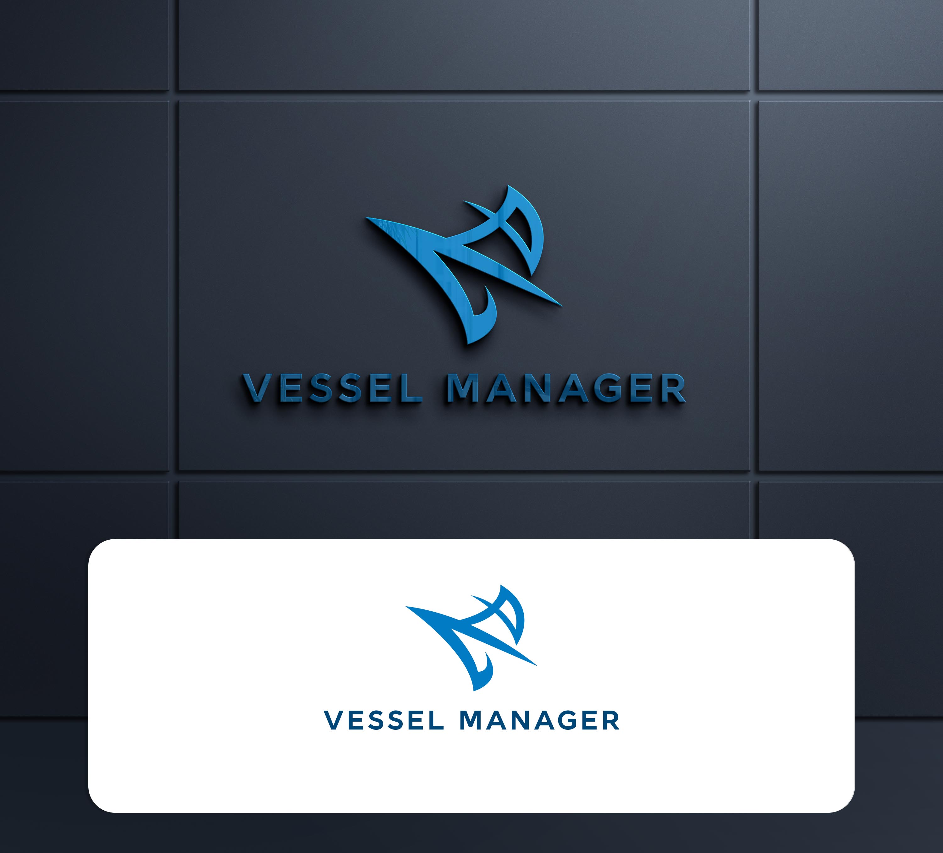 Logo Design by Interloop_Designs for Vessel Manager | Design #31909233