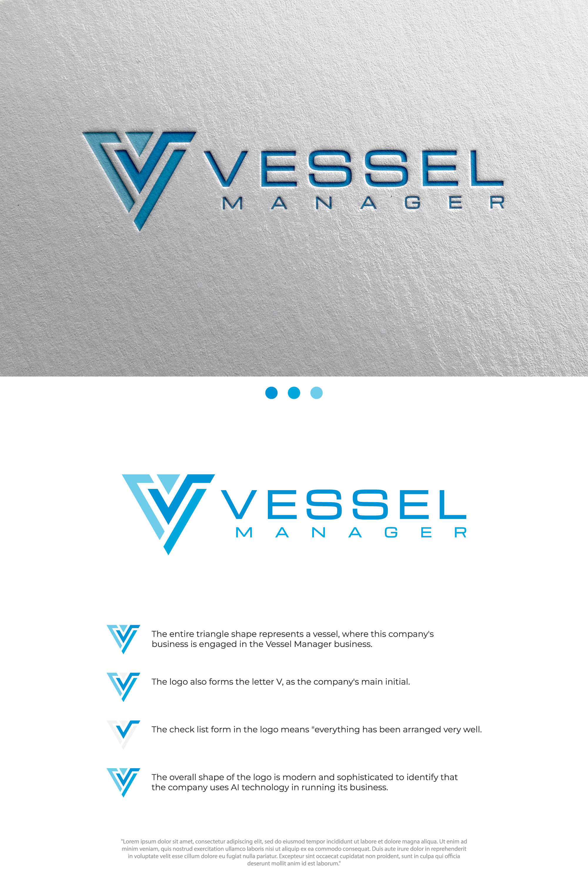 Logo-Design von Anderwork für Vessel Manager | Design #31904062