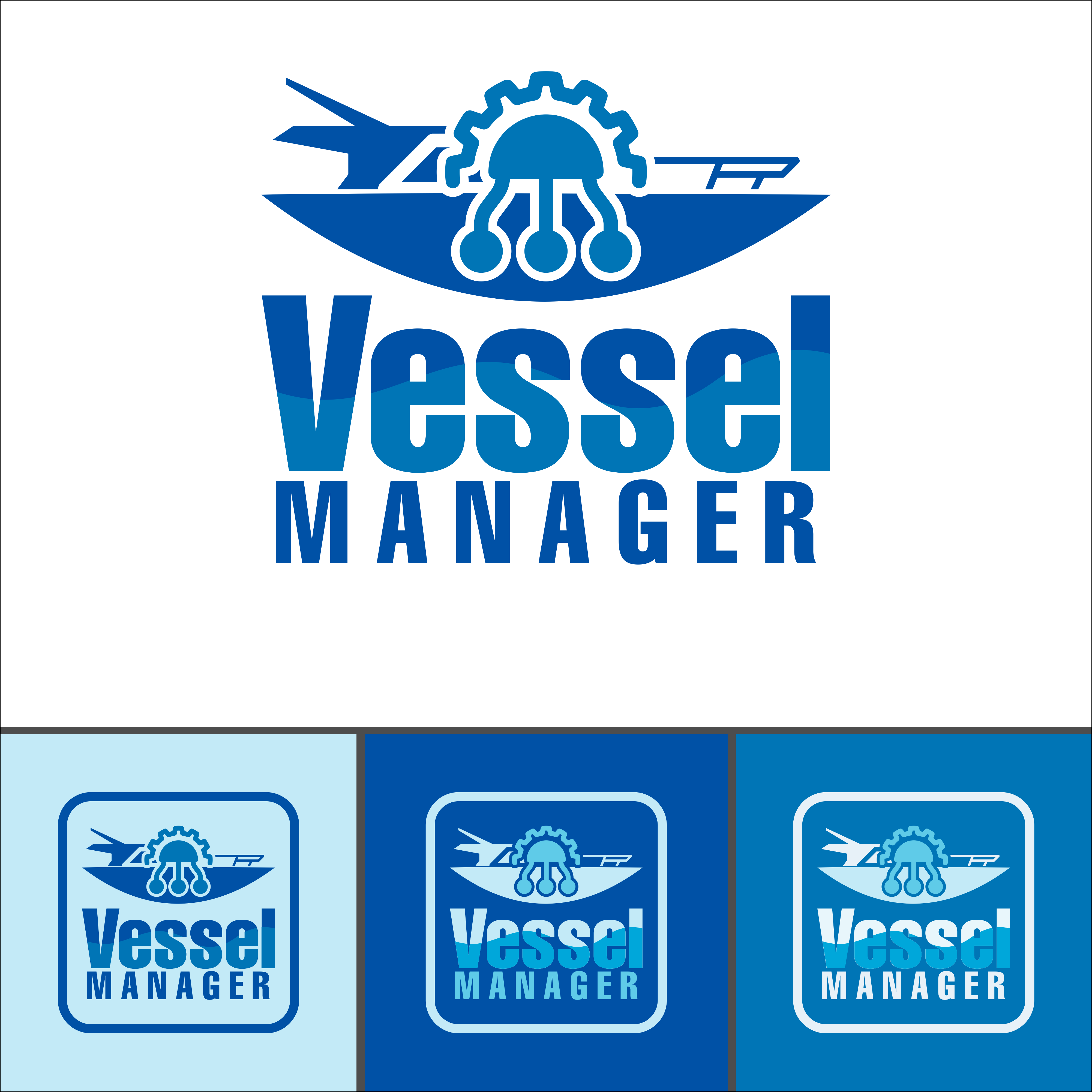 Logo Design by Afika_YN for Vessel Manager | Design #31910927