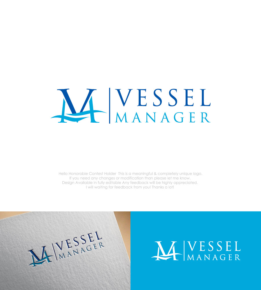 Logo Design by Design your Mind for Vessel Manager | Design #31907270