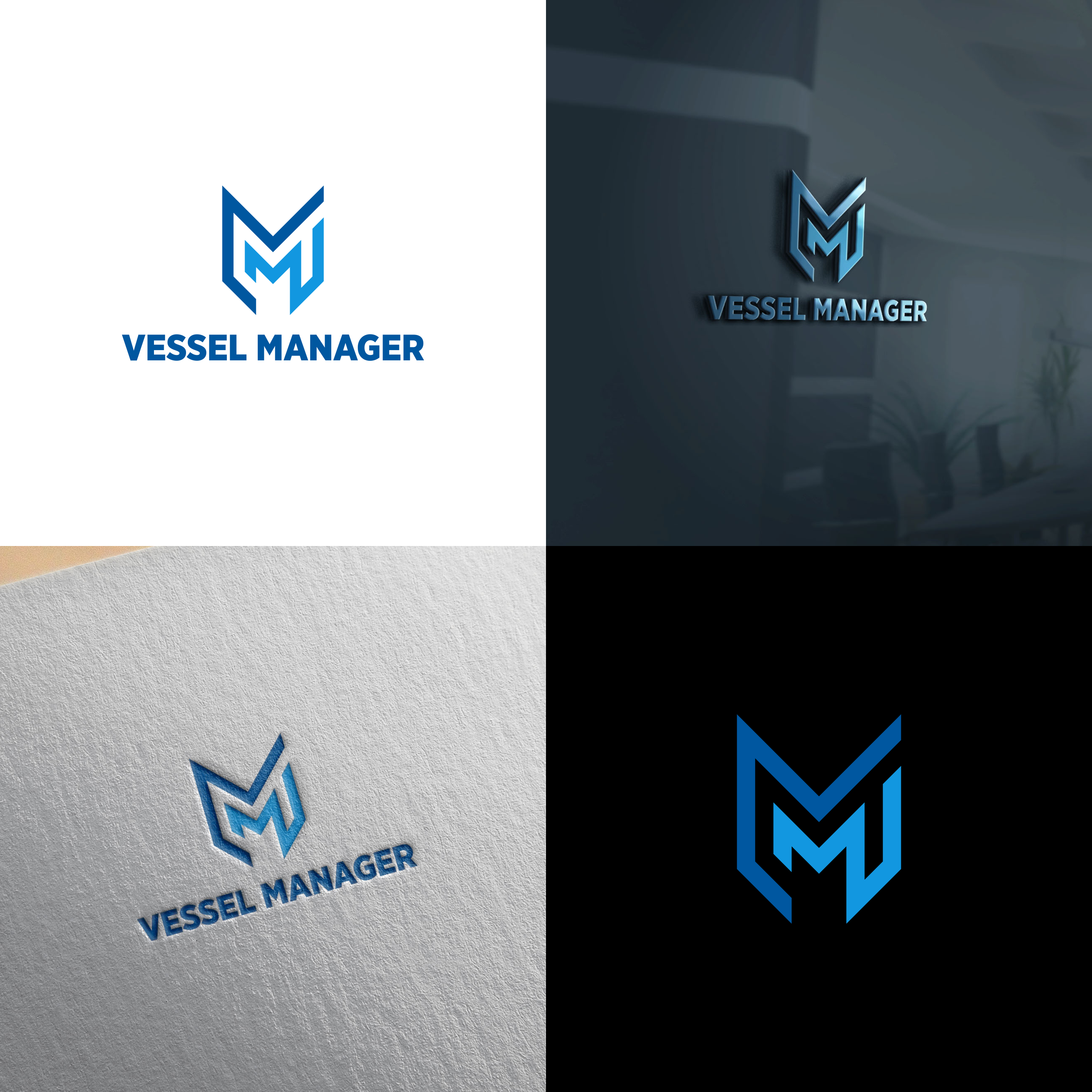 Logo Design by Dylan Z.R for Vessel Manager | Design #31907950