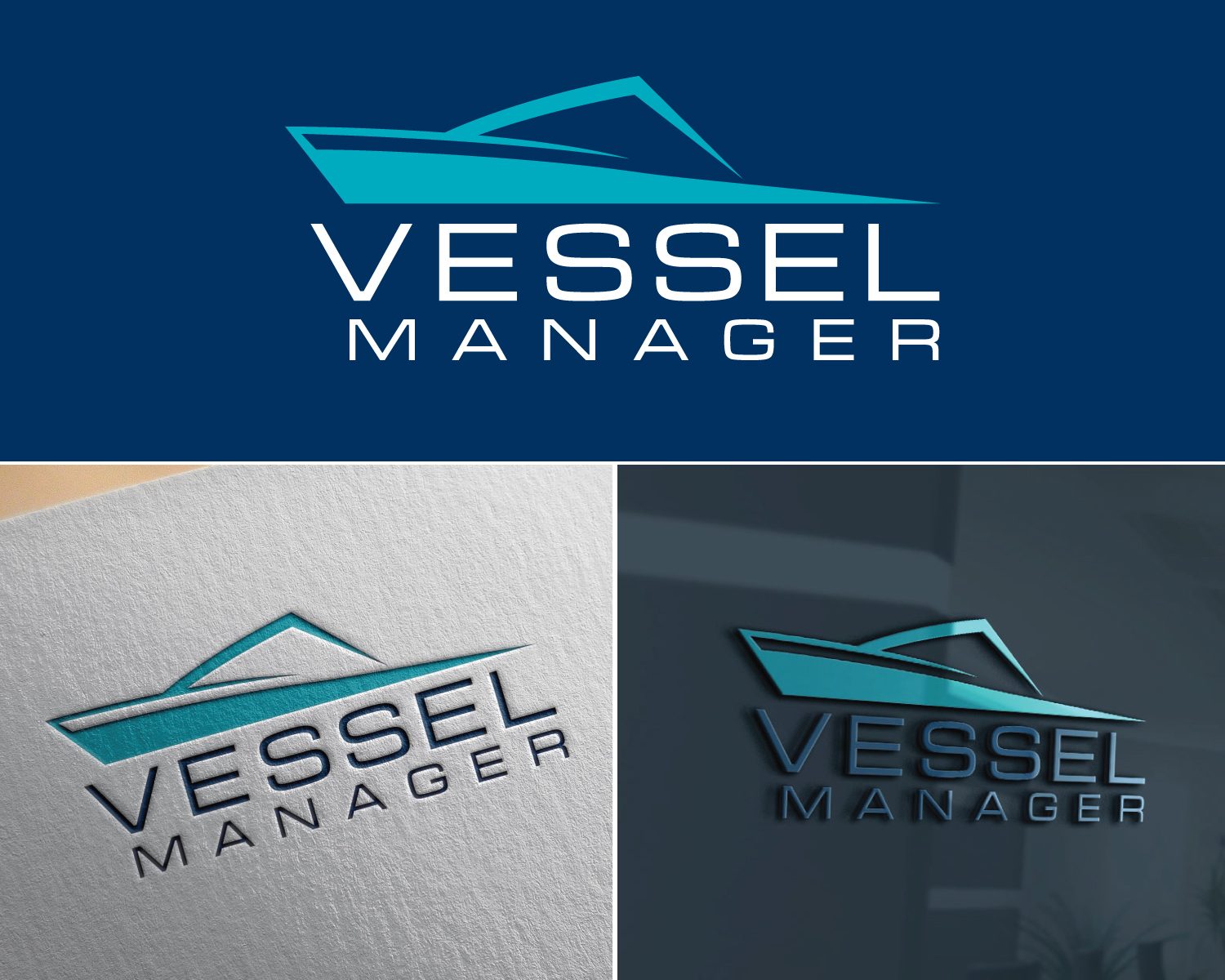 Logo Design by Atec for Vessel Manager | Design #31907571