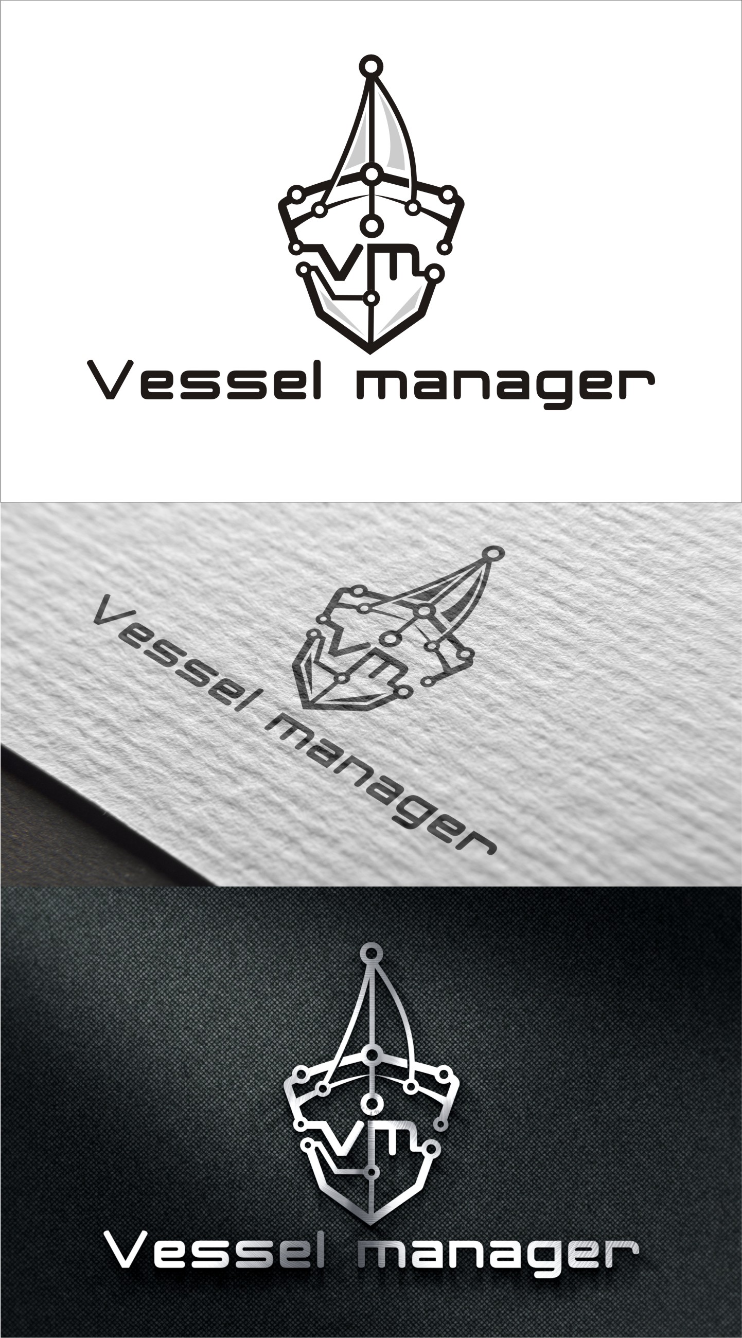 Logo-Design von Soul Light für Vessel Manager | Design #31905587