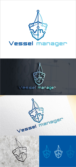 Logo Design by Soul Light for Vessel Manager | Design: #31905588