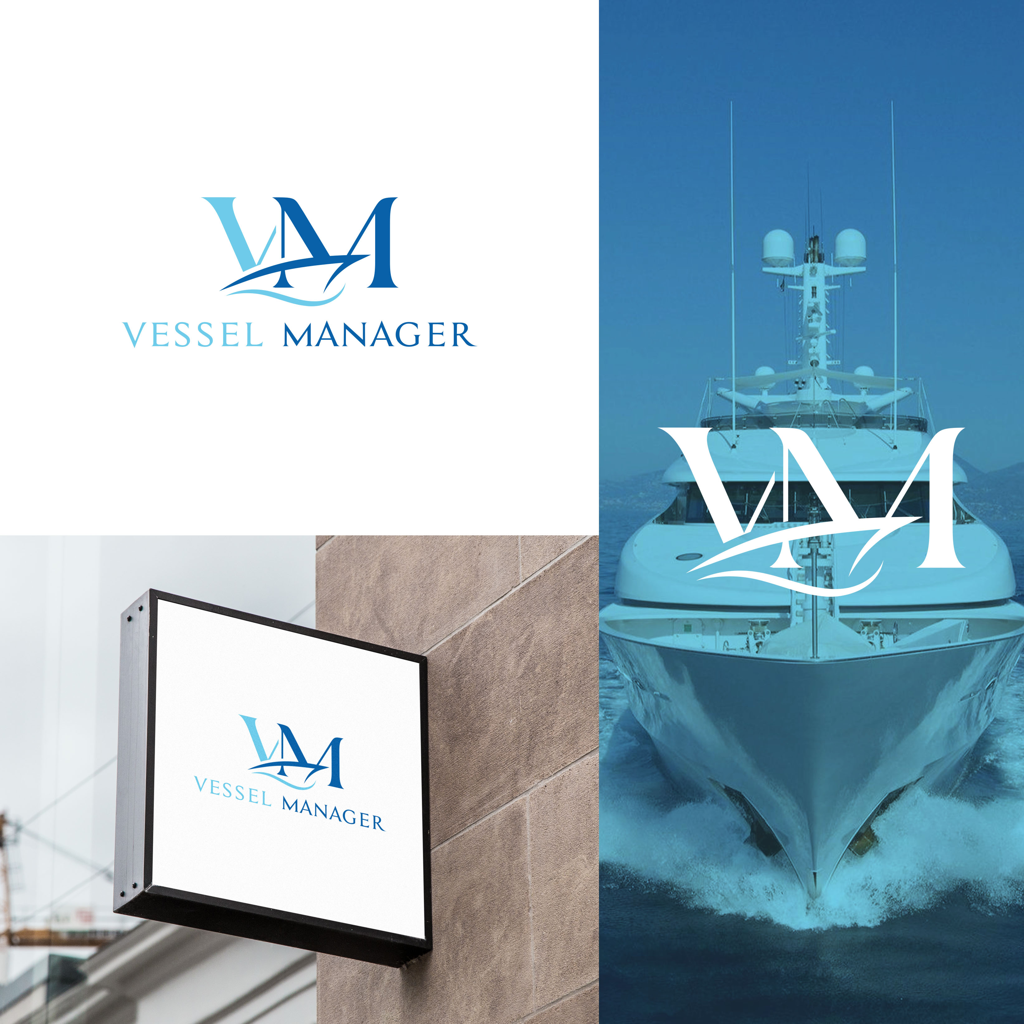 Logo Design by aexoagency for Vessel Manager | Design #31905005