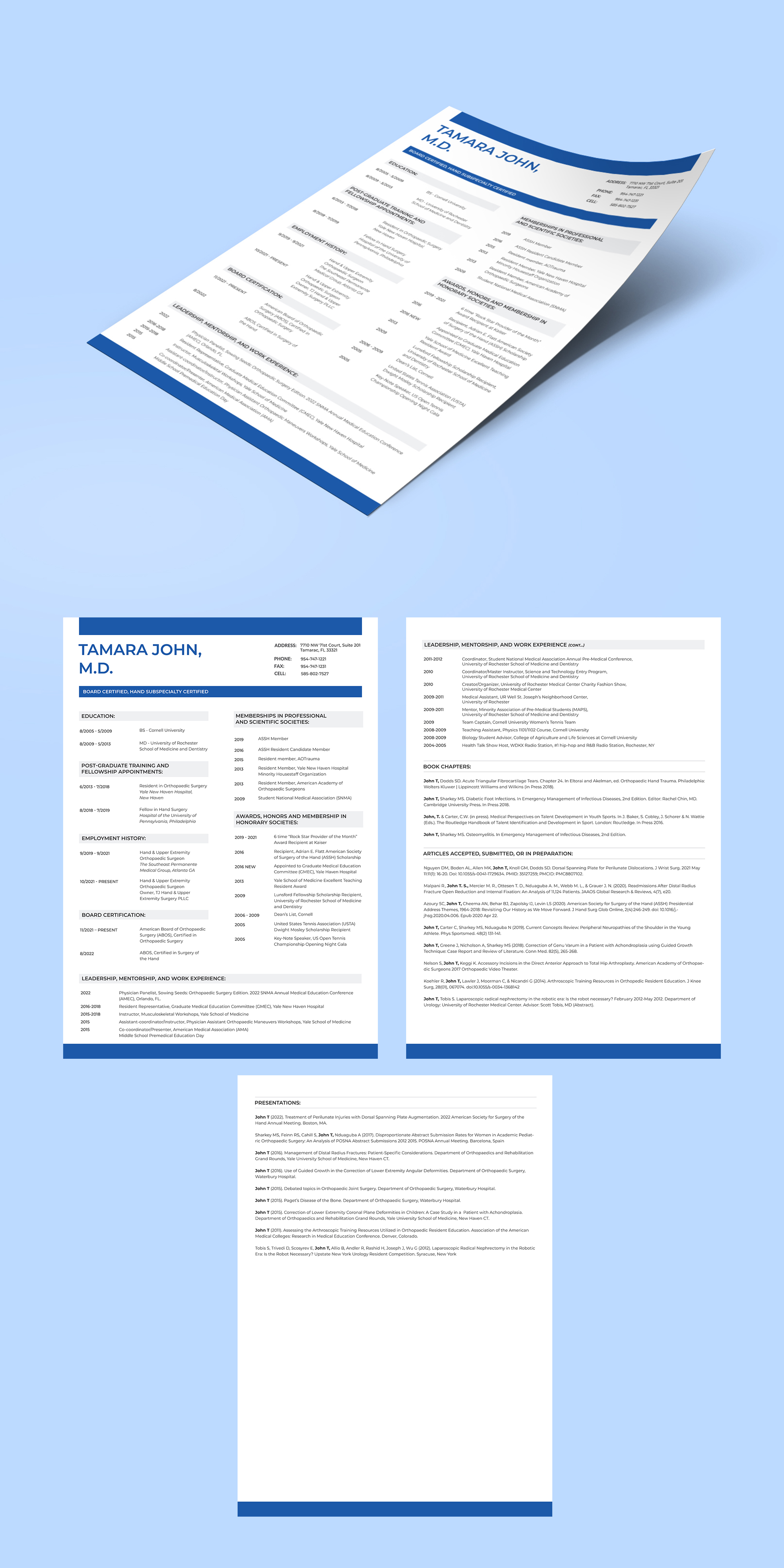 Resume Design by JanuXart for this project | Design #31908339