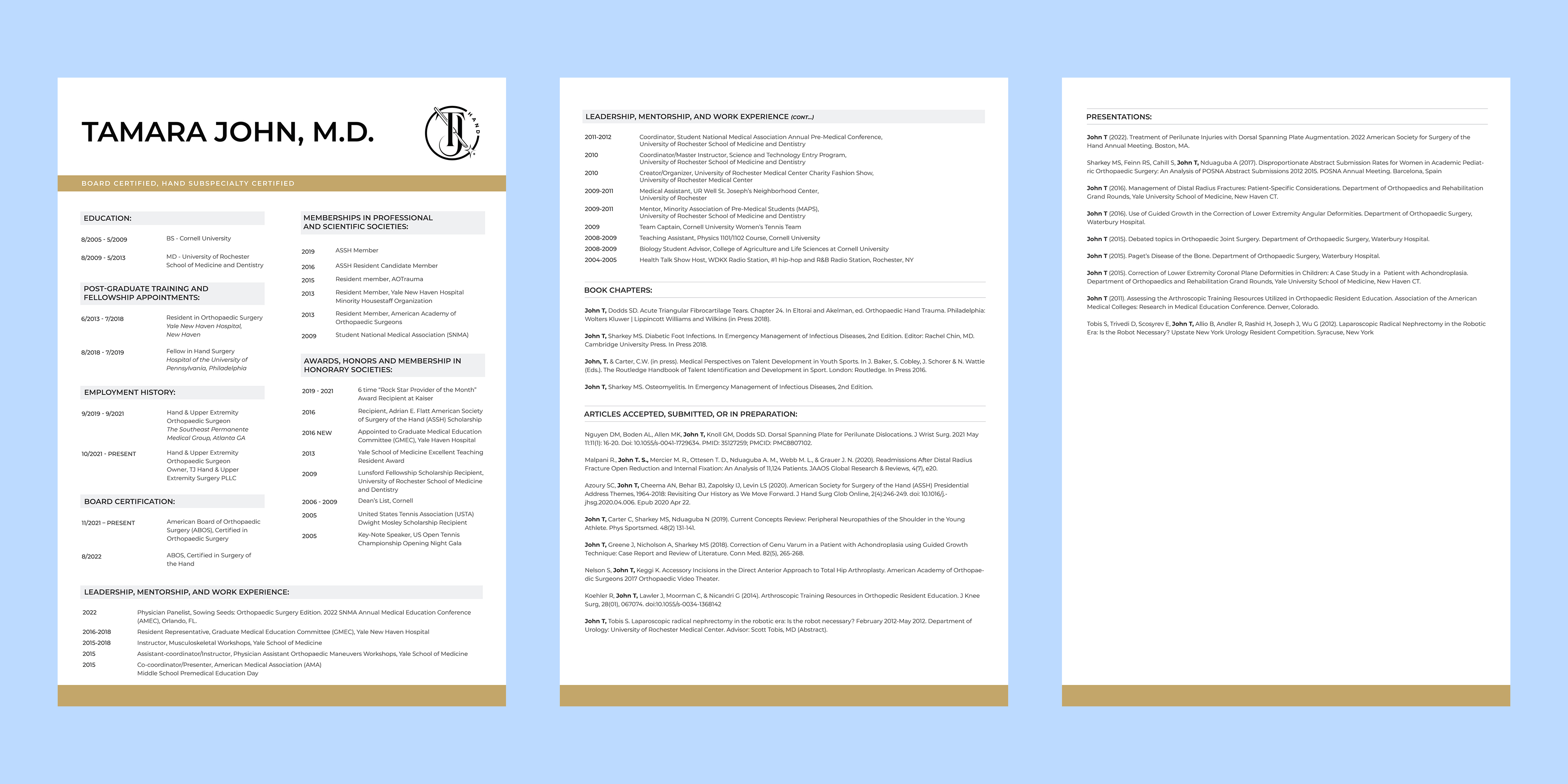 Resume Design by JanuXart for this project | Design #31911255