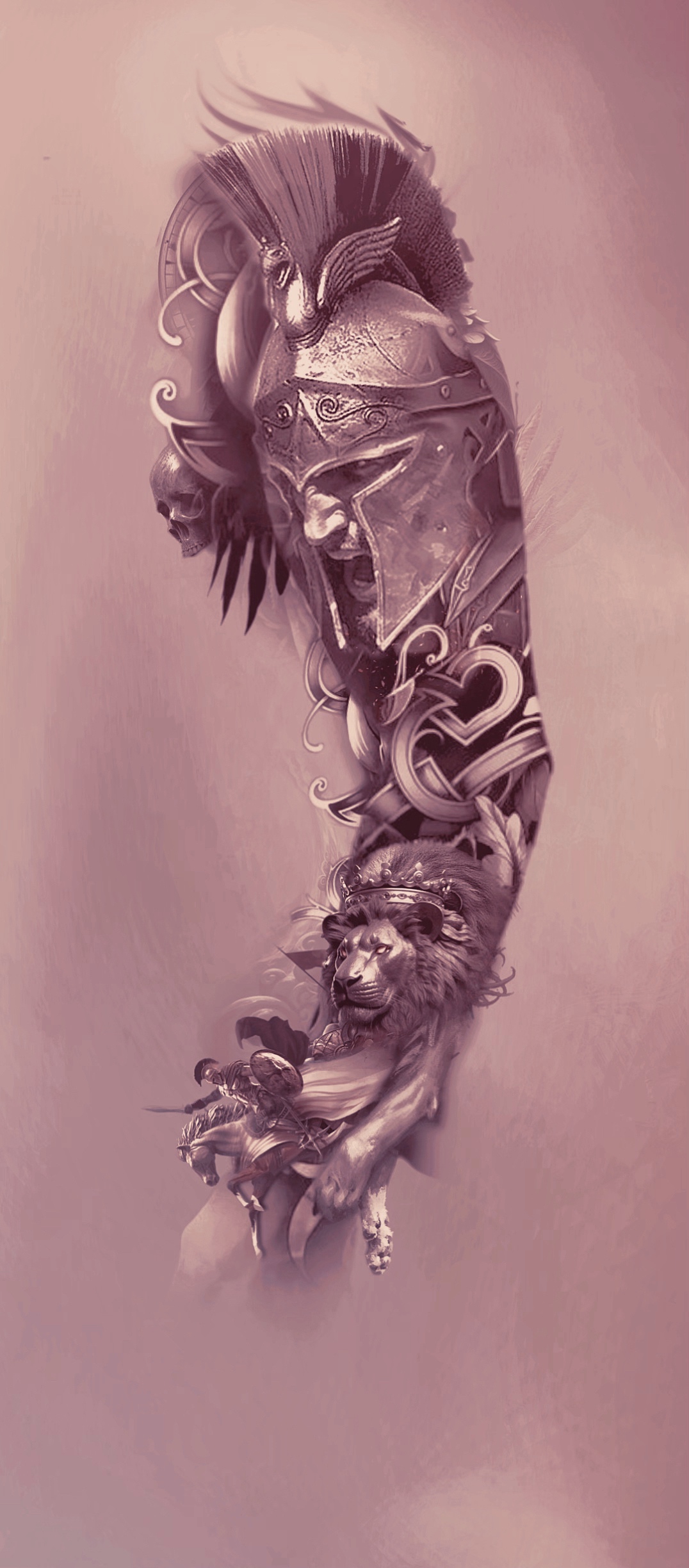 God is Greater Than The Highs and Lows Temporary Tattoo - Set of 3, image size:1076x2448