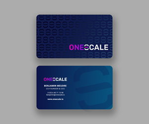 Business Card Design by Andrés Sebastián for OneScale | Design: #31913697