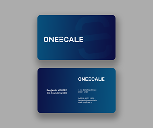 Business Card Design by Andrés Sebastián for OneScale | Design: #31913761