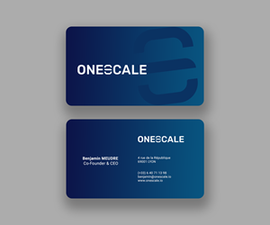 Business Card Design by Andrés Sebastián for OneScale | Design: #31913829