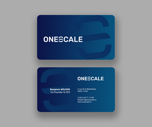 Business Card Design by Andrés Sebastián for OneScale | Design: #31913936