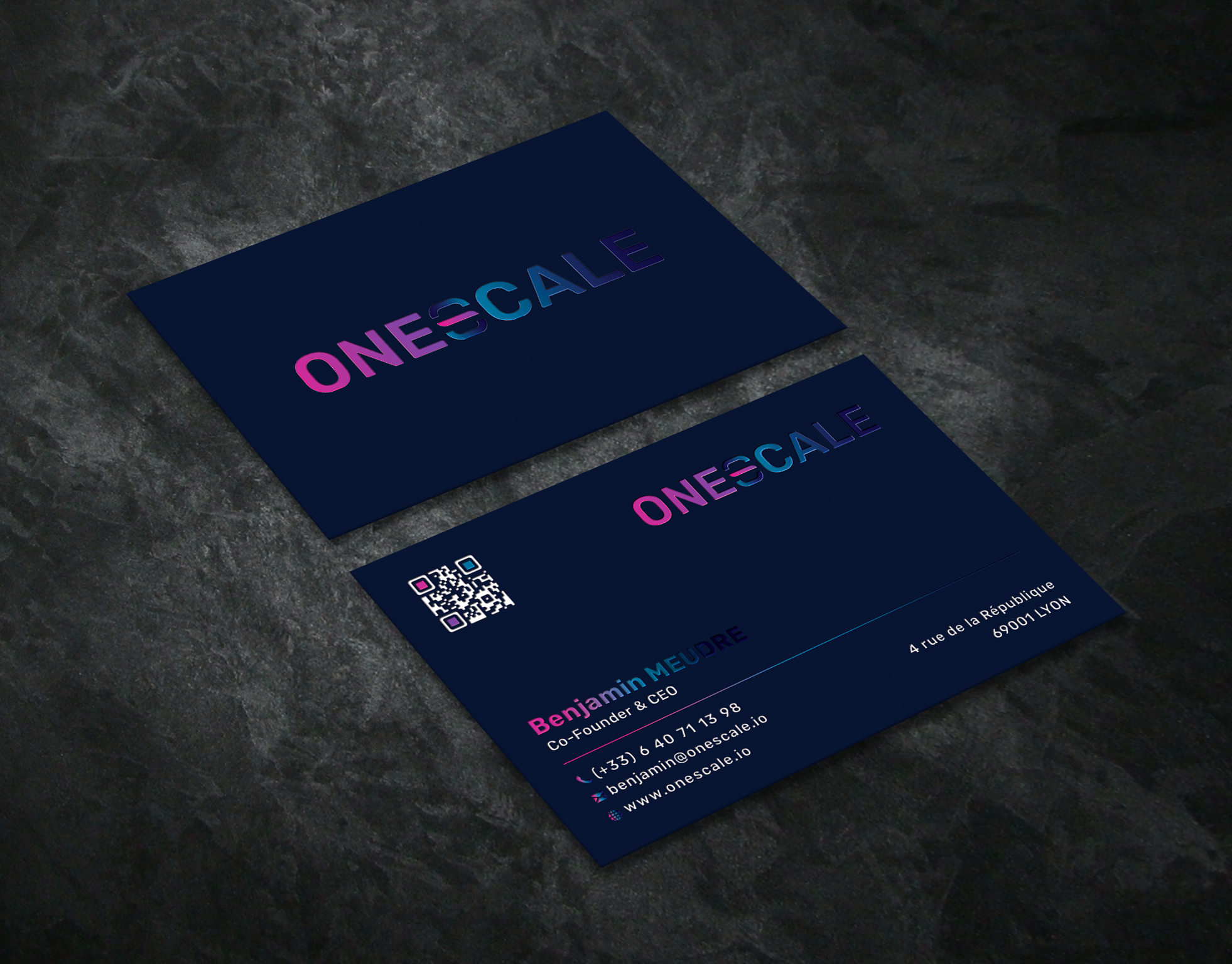Diseño de Tarjeta de Presentación por Creative Moon Design para OneScale | Diseño #31915848