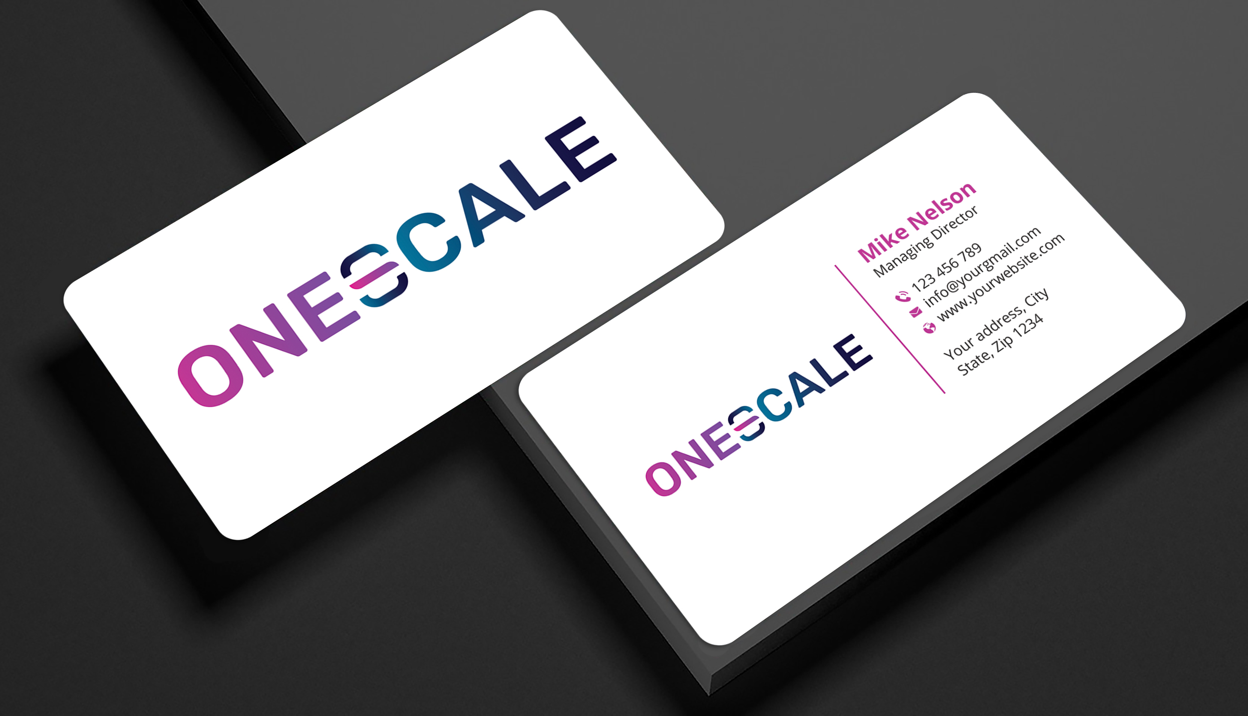 Diseño de Tarjeta de Presentación por Expert Bappy para OneScale | Diseño #31910180