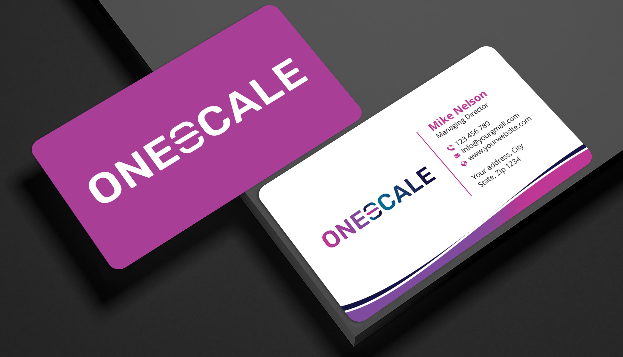 Diseño de Tarjeta de Presentación por Expert Bappy para OneScale | Diseño #31910182