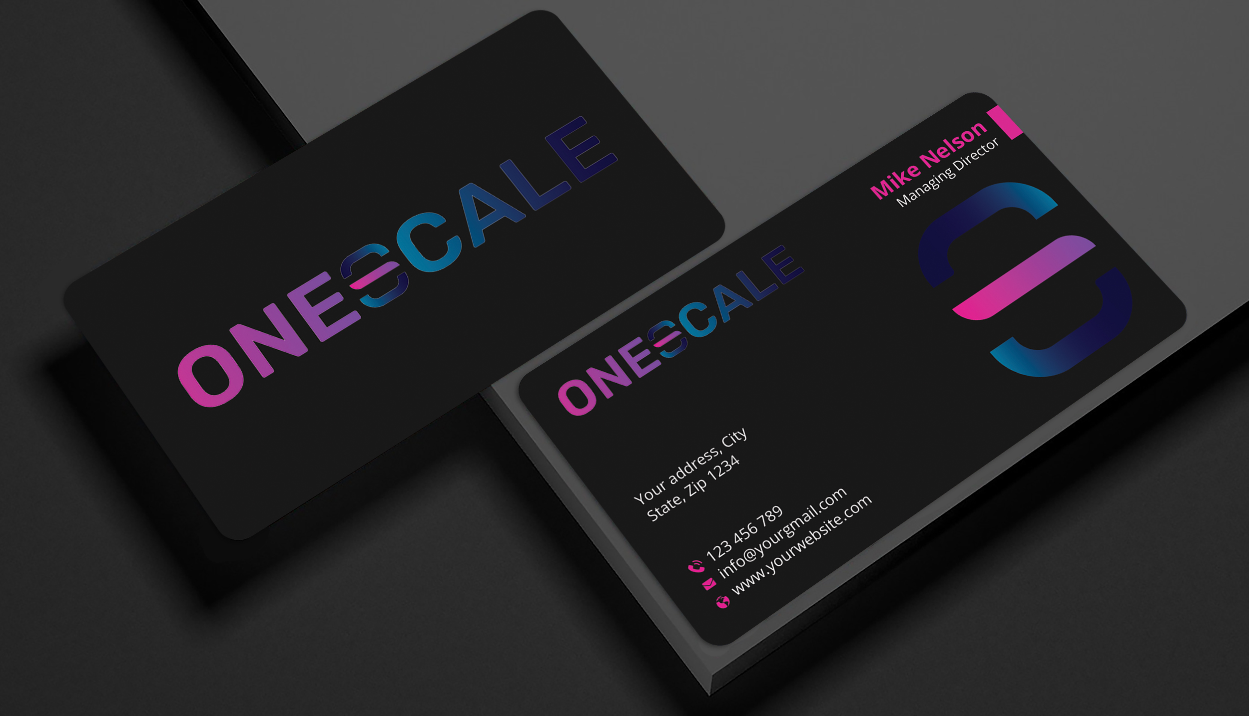 Diseño de Tarjeta de Presentación por Expert Bappy para OneScale | Diseño #31910212