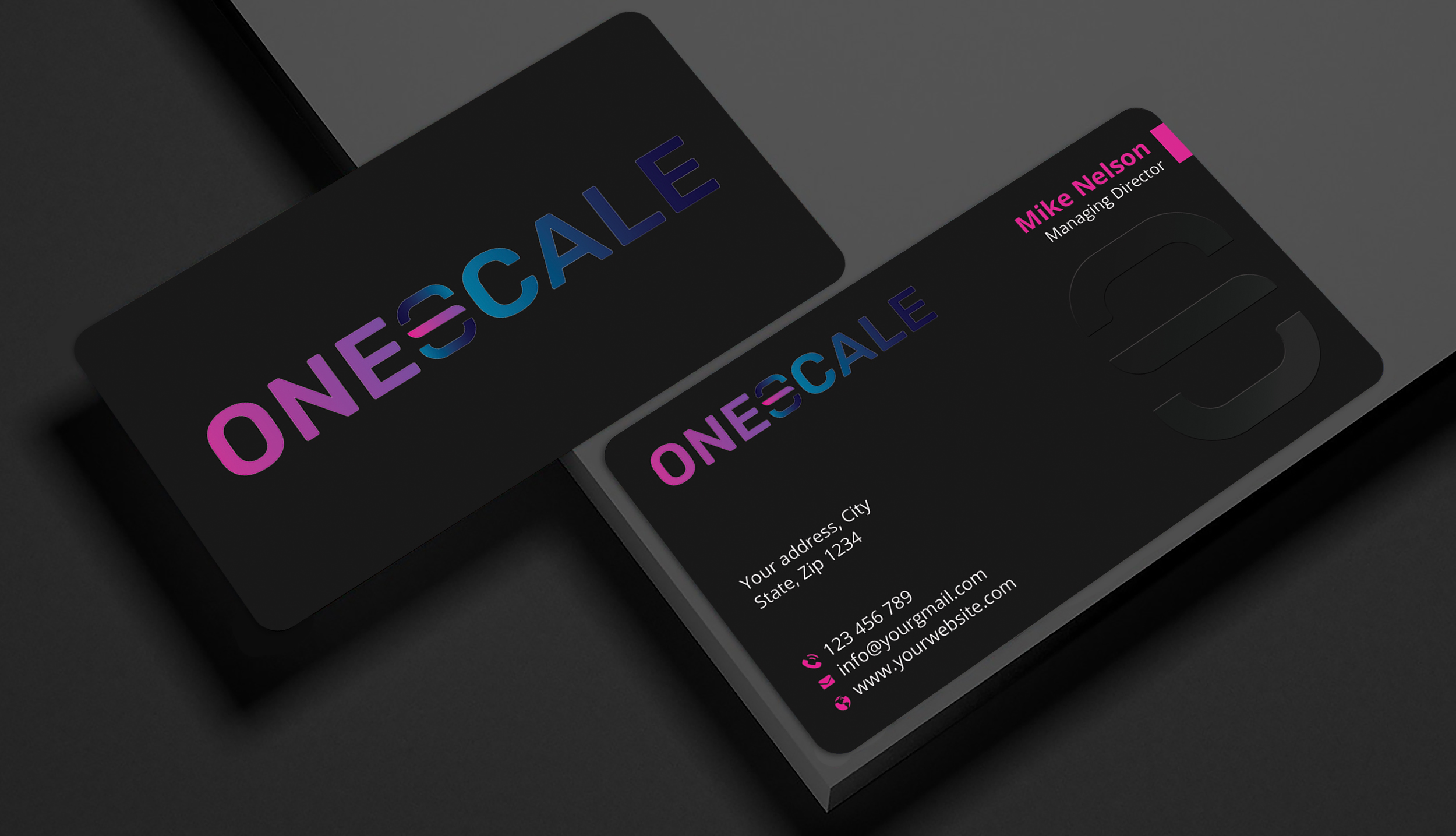 Diseño de Tarjeta de Presentación por Expert Bappy para OneScale | Diseño #31910213