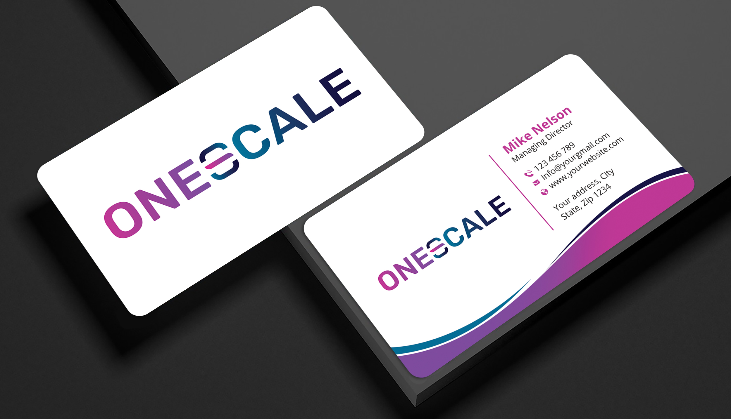 Diseño de Tarjeta de Presentación por Expert Bappy para OneScale | Diseño #31910242