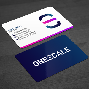 Business Card Design by WellDesign for OneScale | Design: #31910462