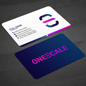 Business Card Design by WellDesign for OneScale | Design: #31910463