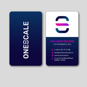 Business Card Design by WellDesign for OneScale | Design: #31921865