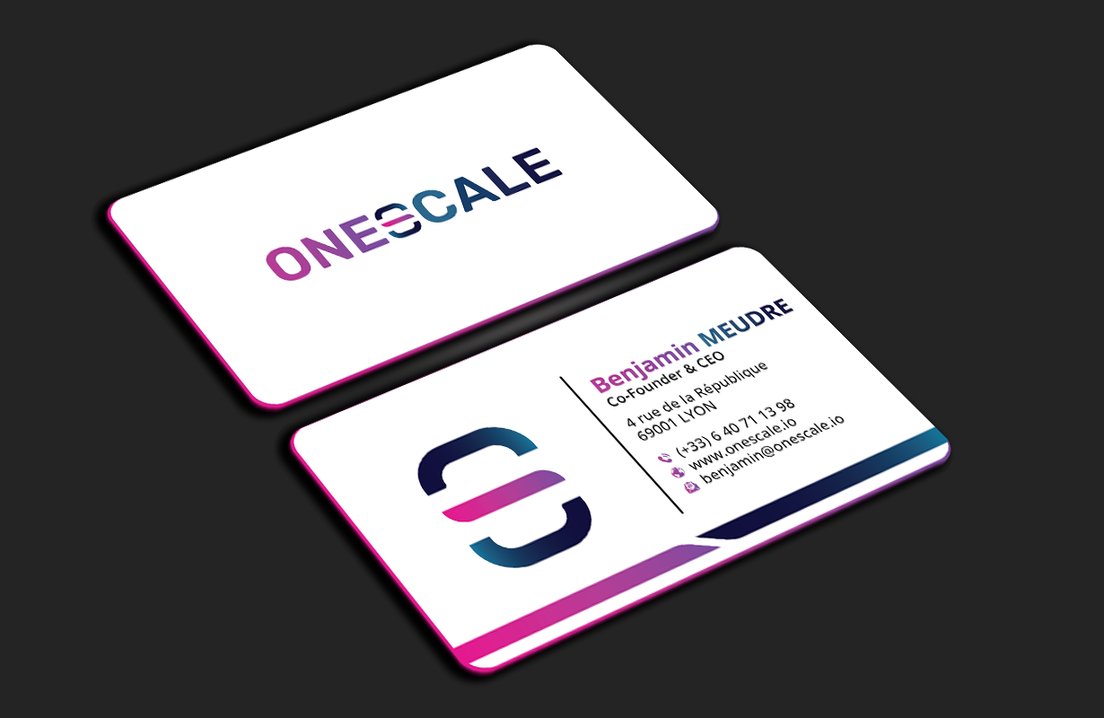 Business Card Design by DesignerShahadat for OneScale | Design #31915707