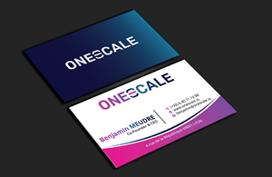 Business Card Design by DesignerShahadat for OneScale | Design: #31915714