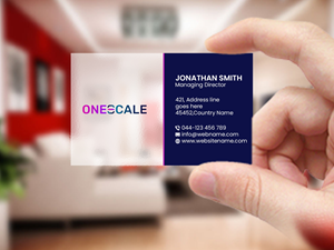 Business Card Design by Creations Box 2015 for OneScale | Design #31914631