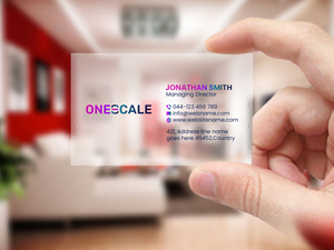 Business Card Design by Creations Box 2015 for OneScale | Design: #31914632