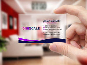 Business Card Design by Creations Box 2015 for OneScale | Design: #31914633