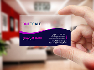 Business Card Design by Creations Box 2015 for OneScale | Design: #31914636
