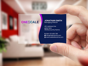 Business Card Design by Creations Box 2015 for OneScale | Design: #31914637