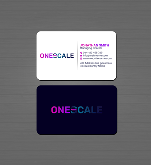 Business Card Design by Creations Box 2015 for OneScale | Design: #31914644