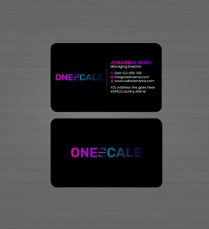 Business Card Design by Creations Box 2015 for OneScale | Design: #31914646